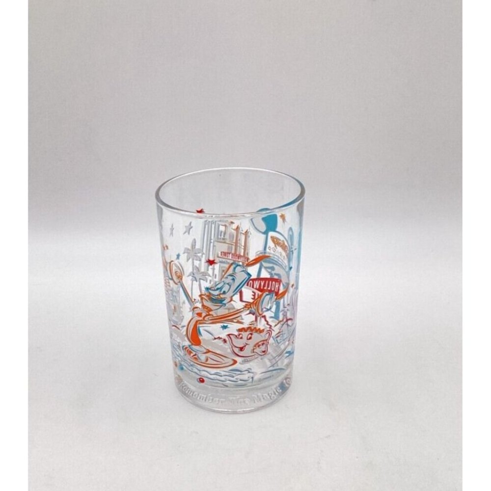 Walt Disney World Studios Hollywood Tower Glass Cup 25 Years Remember The Magic